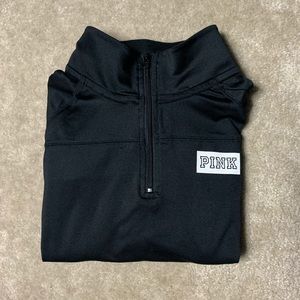 PINK 3/4 zip up sweater